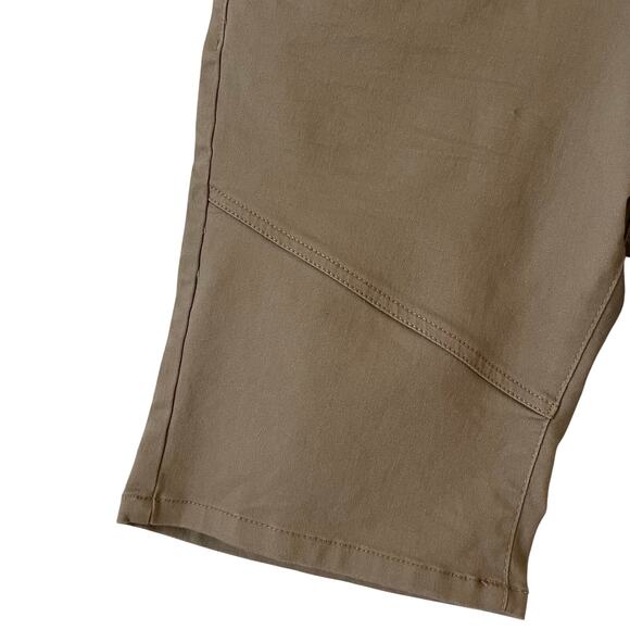 Scott James Shorts Mens 32W Khaki Tan Slim Fit Stretch Cotton Blend - Picture 3 of 10